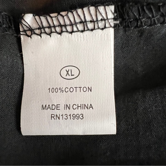 Mud Pie (Flawed Tie String) XL Black Coverup With Eyelet Lace Trim Pullover - Picture 11 of 13